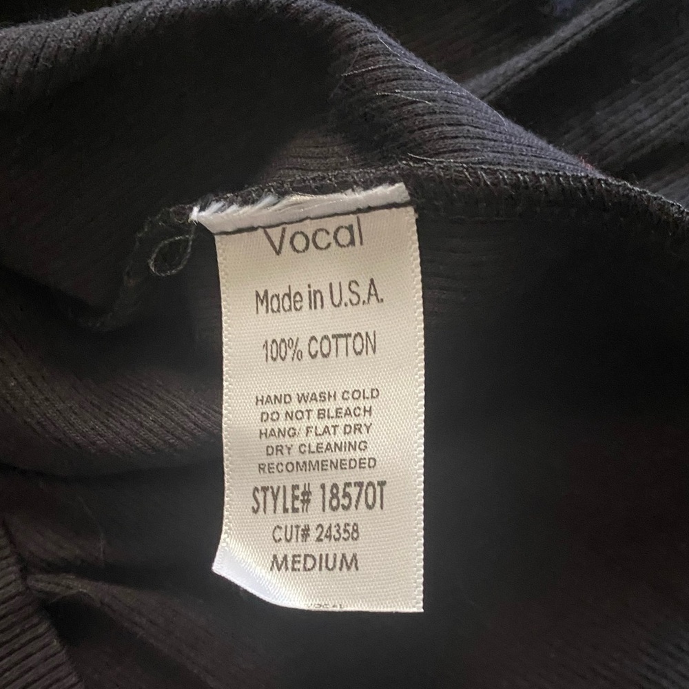 Vocal Ribbed Top NWT - Picture 6 of 6